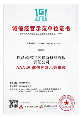 AAA credit operation demonstration unit